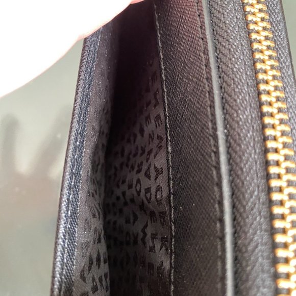 NWT Kate Spade Swan Black Wallet | Zip Around Purse Wristlet - Picture 12 of 12